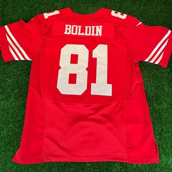 Nike San Francisco 49ers Anquan Boldin #81 On-Field Vapor Flywire Jersey Size 44 - Picture 11 of 15